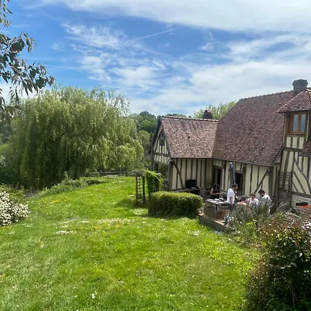 Ancien Pressoir Renove Avec Grand Jardin Et Vue Sur La Nature *