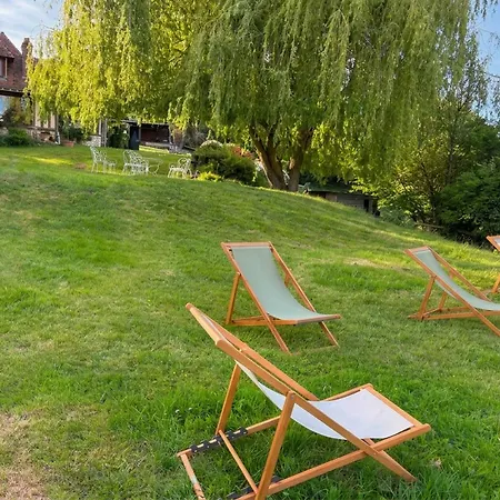 Ancien Pressoir Renove Avec Grand Jardin Et Vue Sur La Nature
